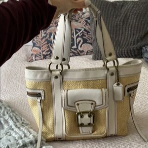 Coach tote style handbag